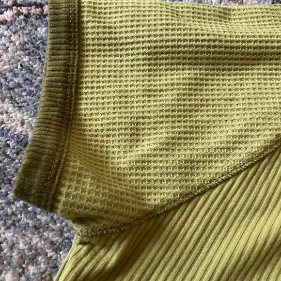 Wild Fable Ribbed Crop Tee in Lime Green - Picture 7 of 8